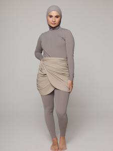 Купальник с высоким воротом SIYA Swimwear West - Burkini/Modest, песочный