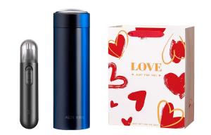 AS109 поворотная бритва из нержавеющей стали с одной головкой для мытья всего тела миниатюрная для установки в автомобиль AUX, Small Steel Cannon (With Valentine'S Day Gift Bag + Nose Hair Trimmer)