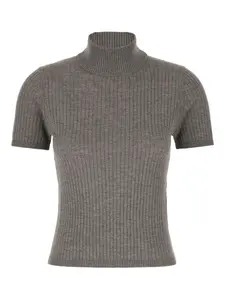 Водолазка в рубчик MAX MARA, серый