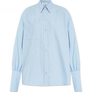 Рубашка Maxine Balloon sleeved Shirt Anine Bing, синий