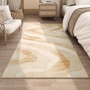 AOVOC Ковер 120х160 см для спальни/гостиной в стиле wabi-sabi, waterproof, Natural Wood Style