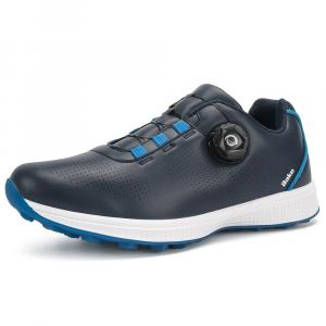 BAKE Амортизирующие противоскользящие дышащие низкие мужские гольф-ботинки бело-желтые, цвет White Yellow