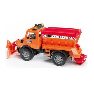 Bruder, MB Unimog снегоочиститель/пескоразбрасыватель, 02572