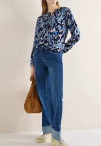 Блузка с принтом Cecil, Blau