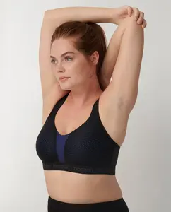 Спортивный бюстгальтер Triaction by Triumph без косточек и подкладок, черный