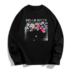 Футболка Hello Kitty SS25 Unisex Sanrio, черный