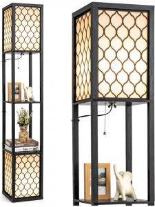 Полка для напольной лампы, черная