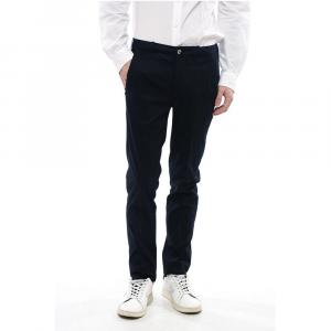 Брюки из хлопковой смеси с 4 карманами и шлевками для ремня Corneliani, Blue