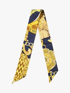 Шелковый шарф Aspinal of London, Navy/Multi