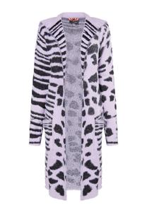 Вязаный кардиган myMo ROCKS Blonda, цвет Pastel purple