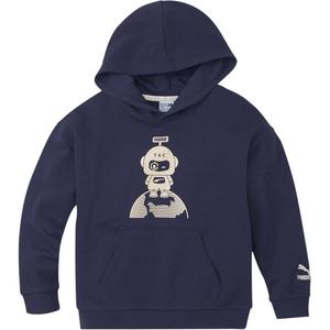 Свитер из твида синий для подростков PUMA