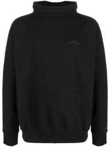 Толстовка с логотипом и высоким воротником 032c, черный