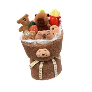 Плюшевая кукла Capybara Bouquet Dolls высота 35см Dolls and bears dance