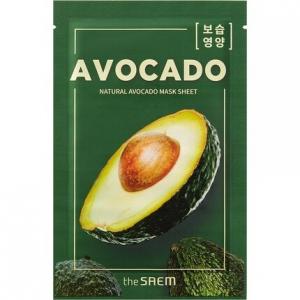 Тканевая маска с натуральным авокадо 21 мл The Saem