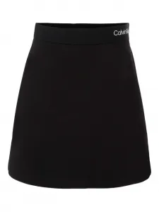 Юбка А-силуэта с эластичным поясом Calvin Klein Kids, черный