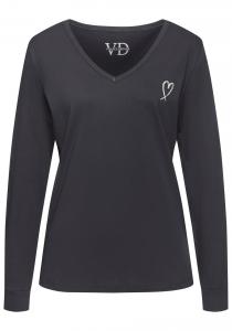 Пижамная рубашка VIVANCE Dreams, темно-серый