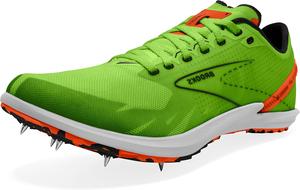 Беговые кроссовки Brooks Draft XC без шипов с поддержкой для кросс-кантри, белый/зеленый/оранжевый