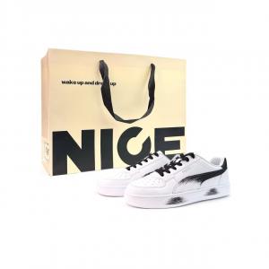 PUMA Caven 2.0 черные белые phantom износостойкие и легкие низкие кроссовки для скейтборда unisex