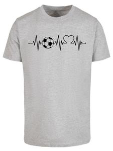 Рубашка F4NT4STIC Heartbeat Soccer, светло-серый