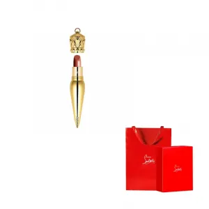 Помада CL Queen's Scepter Gold Tube в оттенке Carrot Slices, увлажняющая сатиновая текстура, легко растушевывается, 3.8 г Christian Louboutin, #355