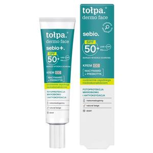 Крем Topa Dermo Face Sebio+ Cc с SPF50+ PA++++ Natural Beige 40ml