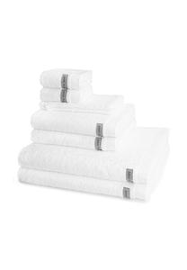 Набор полотенец Ross Sinfonie с логотипом, 8 штук, белый