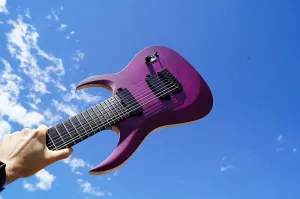 Schecter DIAMOND SERIES John Browne Tao-8 - Сатиново-фиолетовая 8-струнная электрогитара