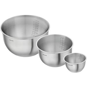 Набор мисок Fresh & Save BOWLS 3 шт. из нержавеющей стали, набор из нержавеющей стали, складной, 3 шт., S/M/L Zwilling, серебристый