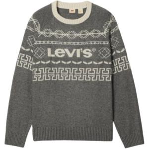 Levis Свитер мужской серый