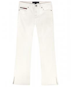 Джинсы-клеш для девочек 7-16 лет Tommy Hilfiger, White