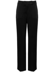 Peserico атласные брюки прямого кроя, черный
