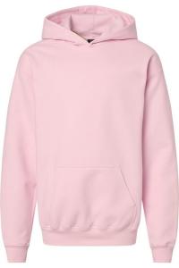 Gildan Softstyle Молодежный Мидвейт Толстовка с капюшоном, светло-розовый