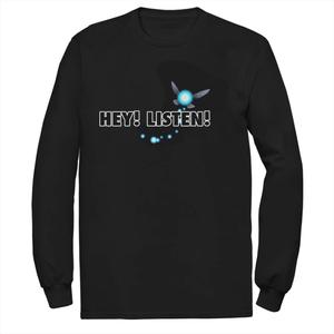 Мужская The Legend Of Zelda Navi Hey! Слушать! Футболка с портретным рисунком Licensed Character