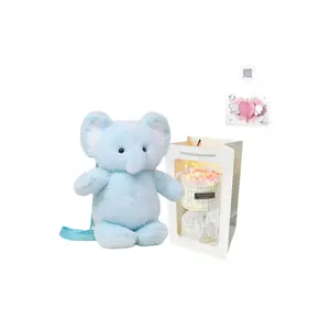 Милый плюшевый медвежонок Bib Running, маленькая игрушка-животное, высота 45 см PUDOWRABBIT