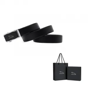 JAGUAR Кожаный ремень мужской, Black