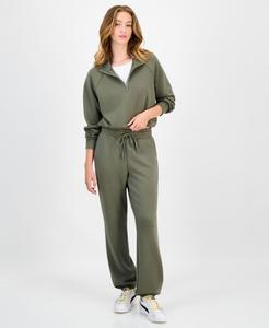 Детские спортивные брюки-джоггеры с завязками на талии из материала, имитирующего дайвинг Tinseltown, Dusty Olive