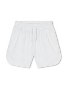 Marc Jacobs Kids спортивные шорты с жаккардовым логотипом, белый