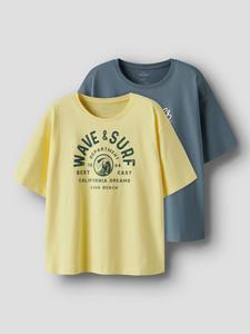 Рубашка NAME IT NKMVICTOR, темно-синий/горчичный