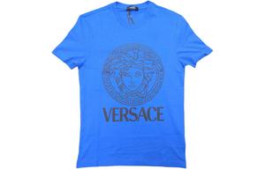 VERSACE Футболка мужская синяя