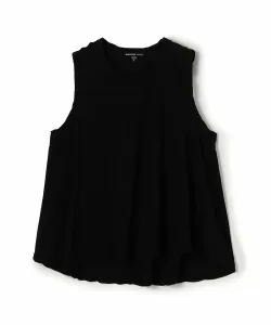 Хлопковый трикотажный пуловер без рукавов WHGF3944