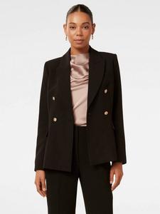 Двубортный блейзер celina Forever New, черный