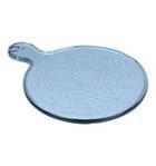 Блюдо 23x1 см, прозрачный