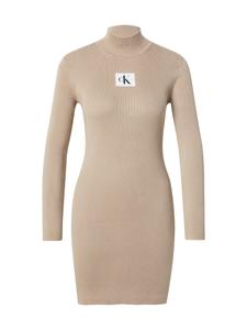 Вязаное платье Calvin Klein Jeans, капучино