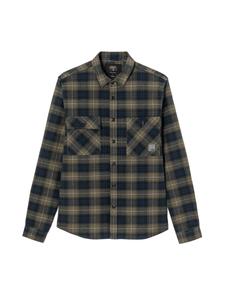 Рубашка на пуговицах классического кроя Le Temps Des Cerises, Beige/Dark blue