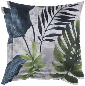 GO-DE декоративная подушка "Дана", универсальная 38х38 см, зеленый/бежевый