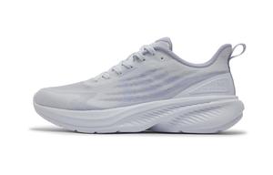 361° Кроссовки для бега на короткие дистанции женские 361 Degrees с амортизацией, дышащие, легкие, с низким верхом, цвет: белый мел-фиолетовый