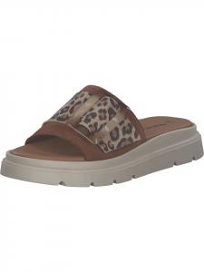 Мюли Tamaris, цвет cognac/leopard