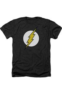 DC Comics Flash Fl Classic Adult Heather Tee / Футболка Gildan, черный