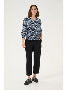 Лонгслив Lvanna Kaffe, цвет hellblau/schwarz