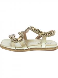 Золотые сандалии LAURA VITA
